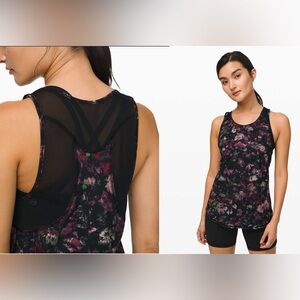Sculpt Tank Floral Illustration